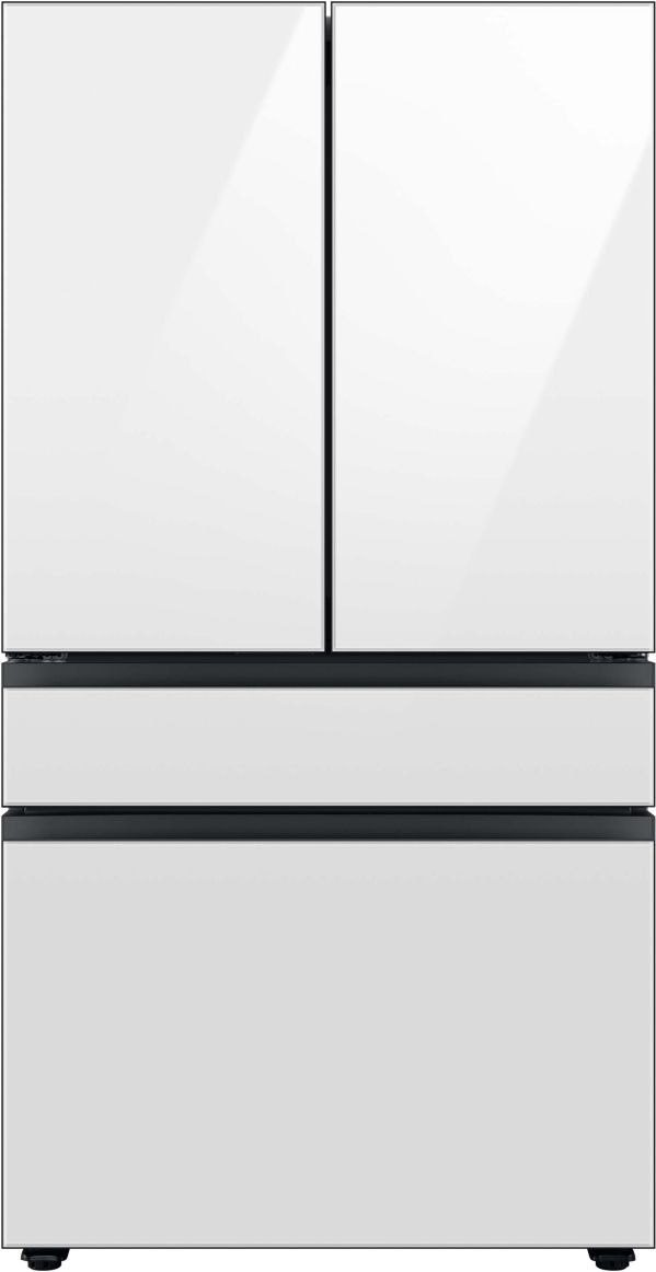 Samsung Bespoke 36 In. 22.8 Cu. Ft. White Glass French Door Refrigerator, Don's Appliances